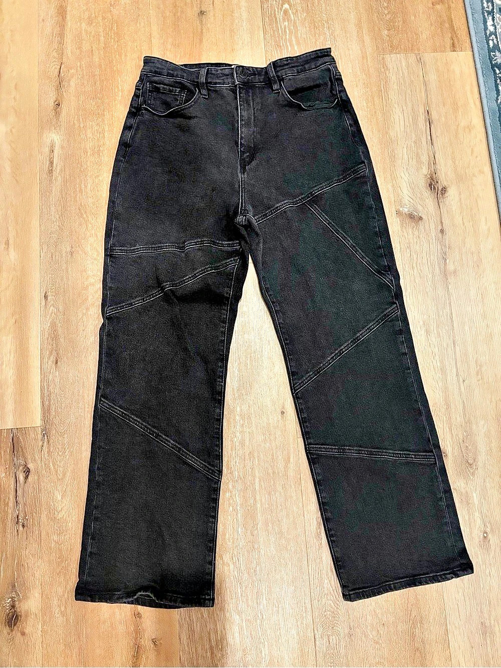 KanCan 90's Straight Black Straight Leg Jeans Waist 29 Like New